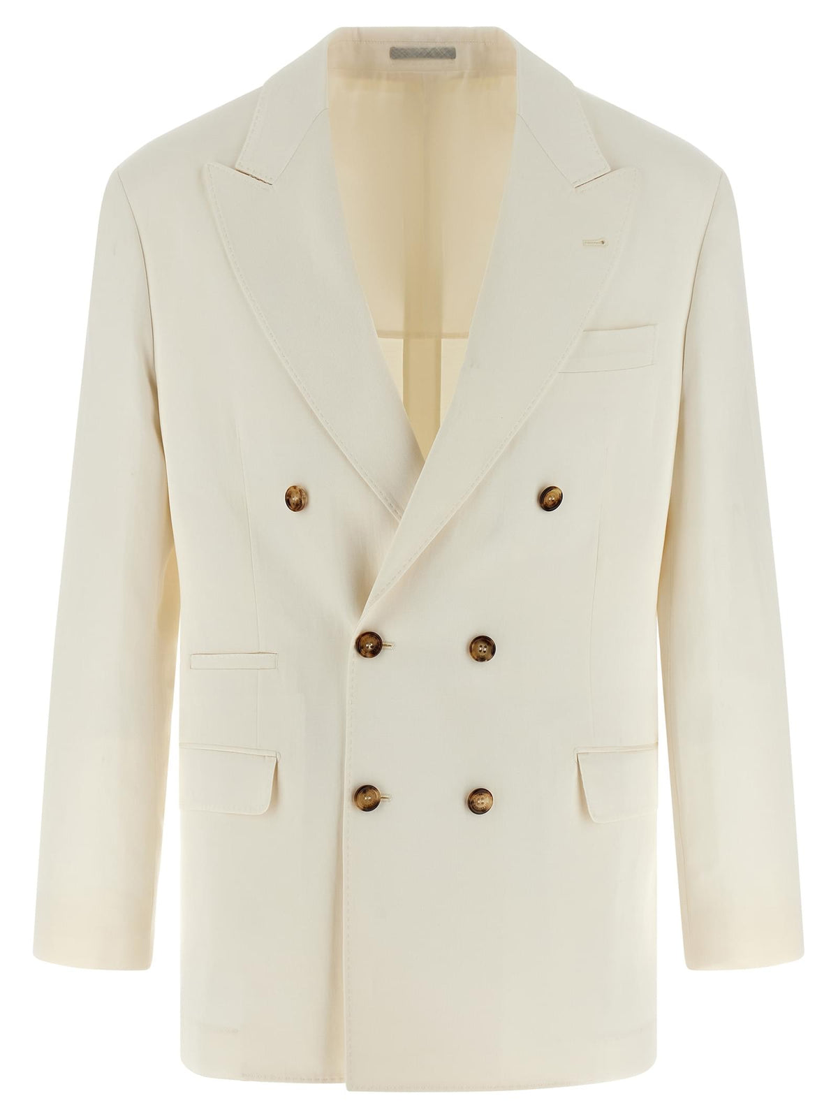 Brunello Cucinelli Men Linen Silk Blazer