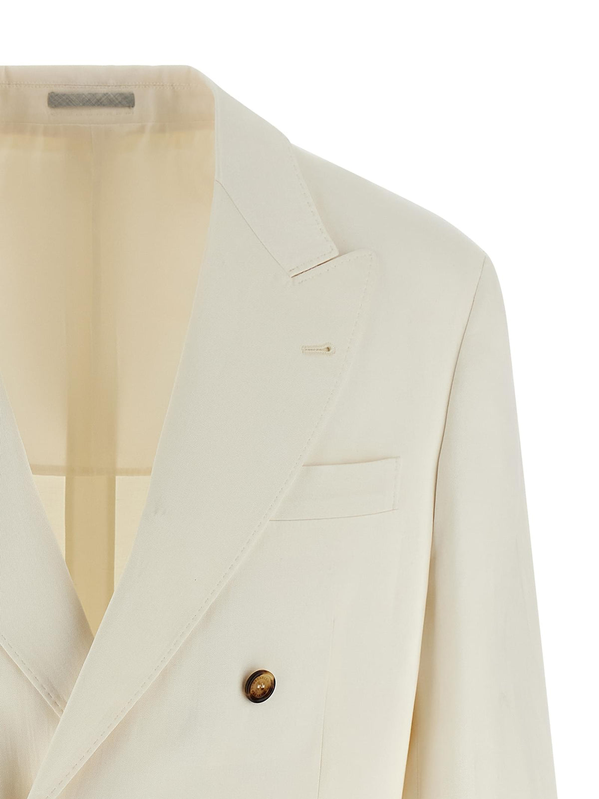 Brunello Cucinelli Men Linen Silk Blazer