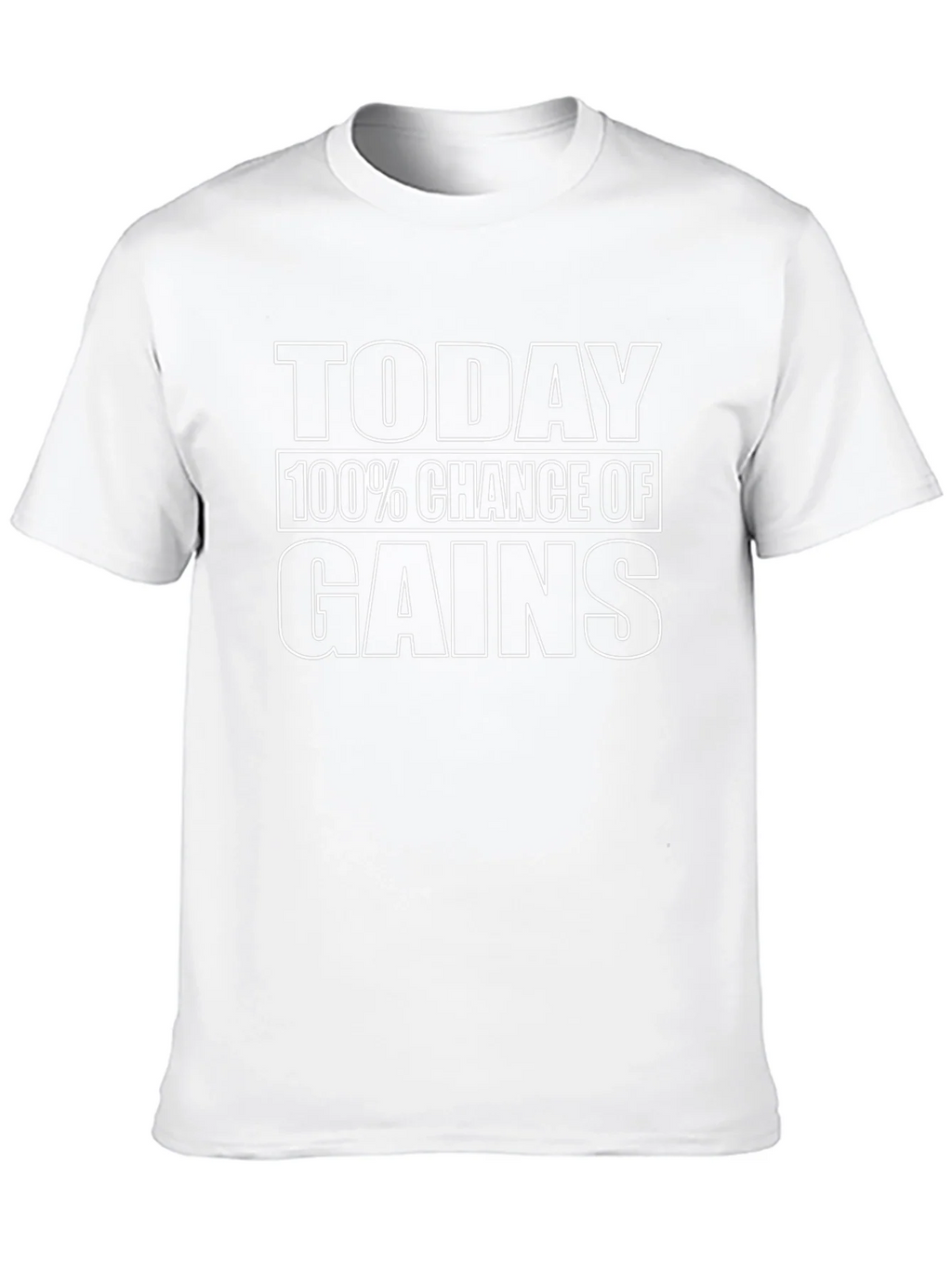 Today Gains T-Shirt - Black