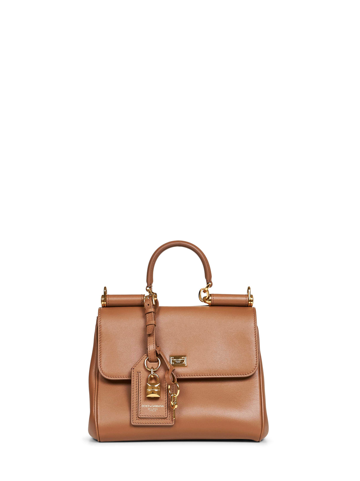 Dolce & Gabbana Women Caramel My Sicily Small Handbag