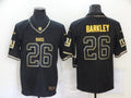 Men's New York Giants Saquon Barkley #26 Black Game Player jersey