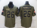 Men's New York Giants Saquon Barkley #26 Brown Player Game jersey