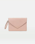 Women's Envelope Clutch Bag In Blush Pink