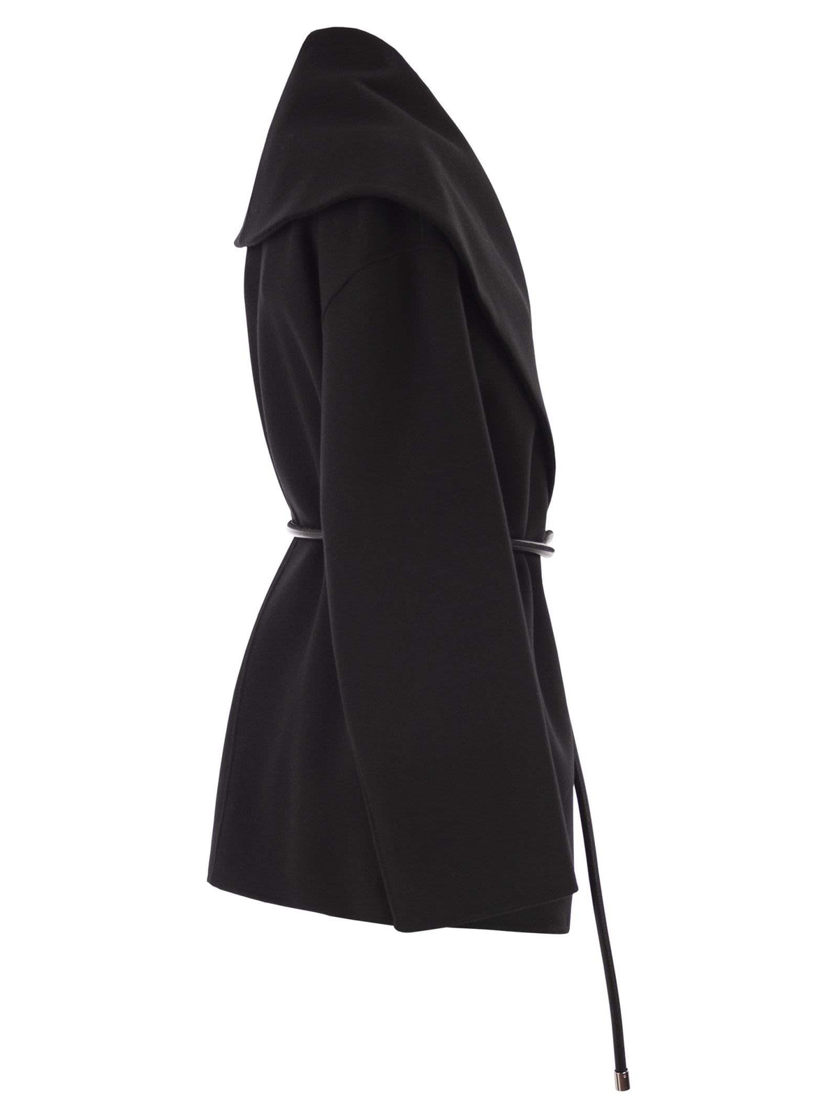Sportmax Women Spxuguale - Wrap Short Coat In Virgin Wool