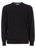 Brunello Cucinelli Men Pure Cashmere Crew-Neck Sweater