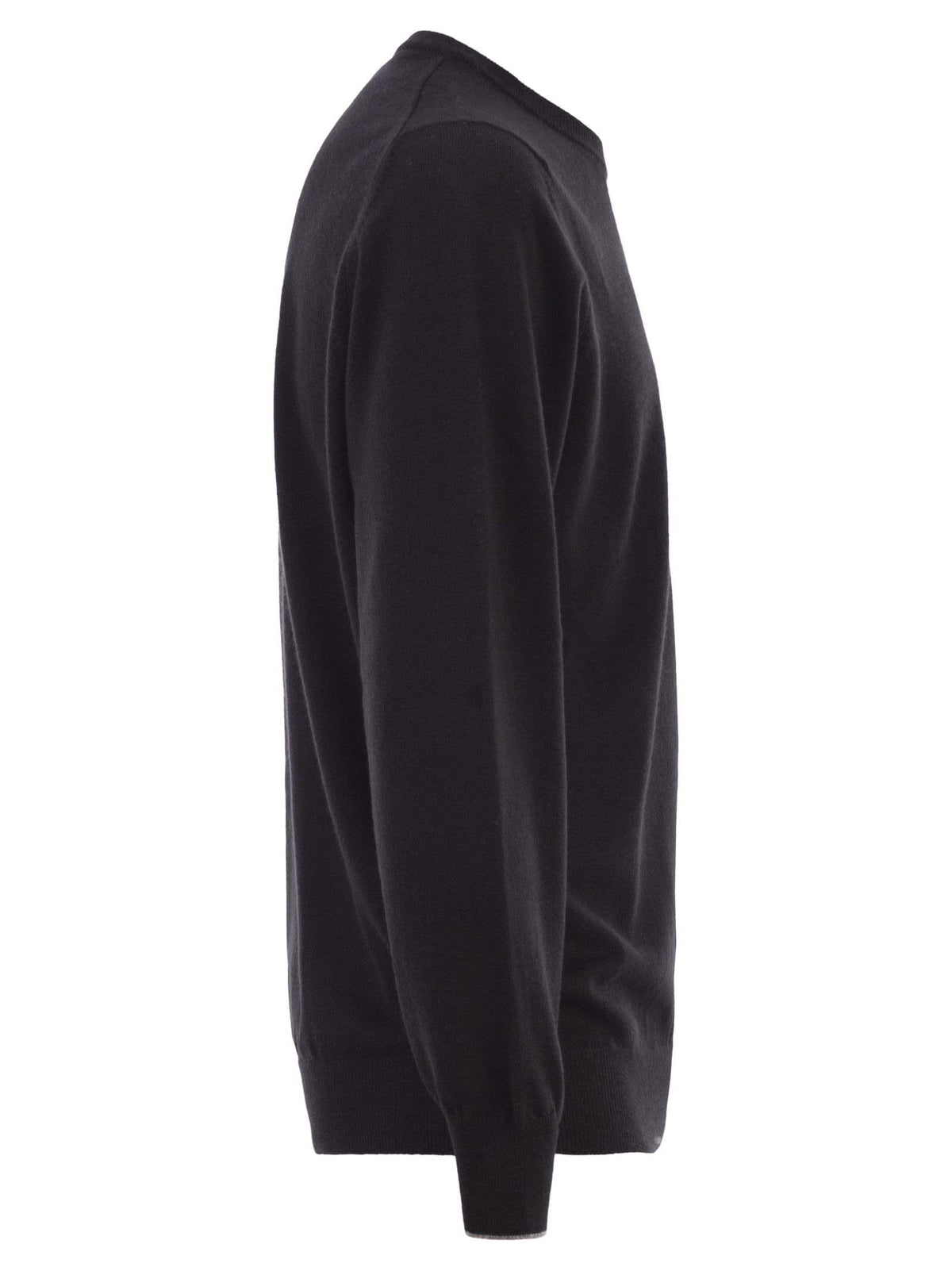 Brunello Cucinelli Men Pure Cashmere Crew-Neck Sweater