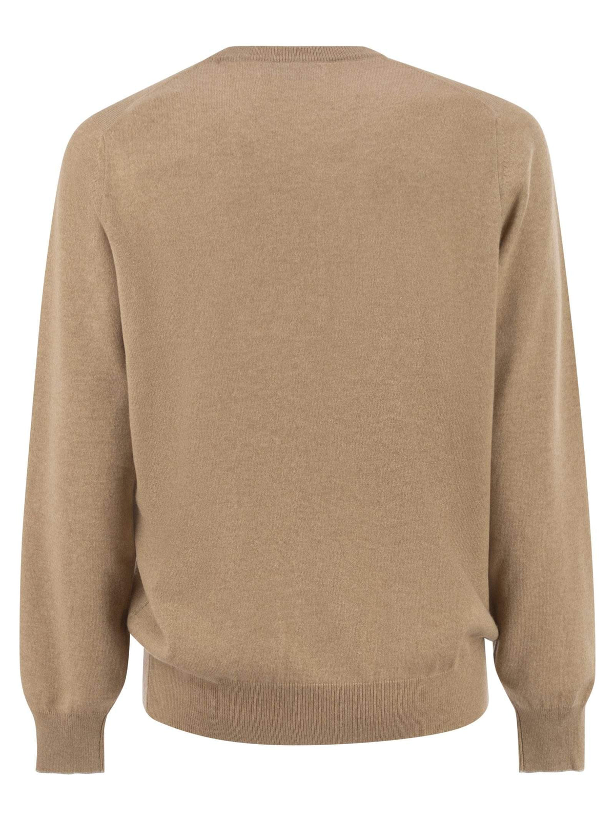 Brunello Cucinelli Men Pure Cashmere Crew-Neck Sweater
