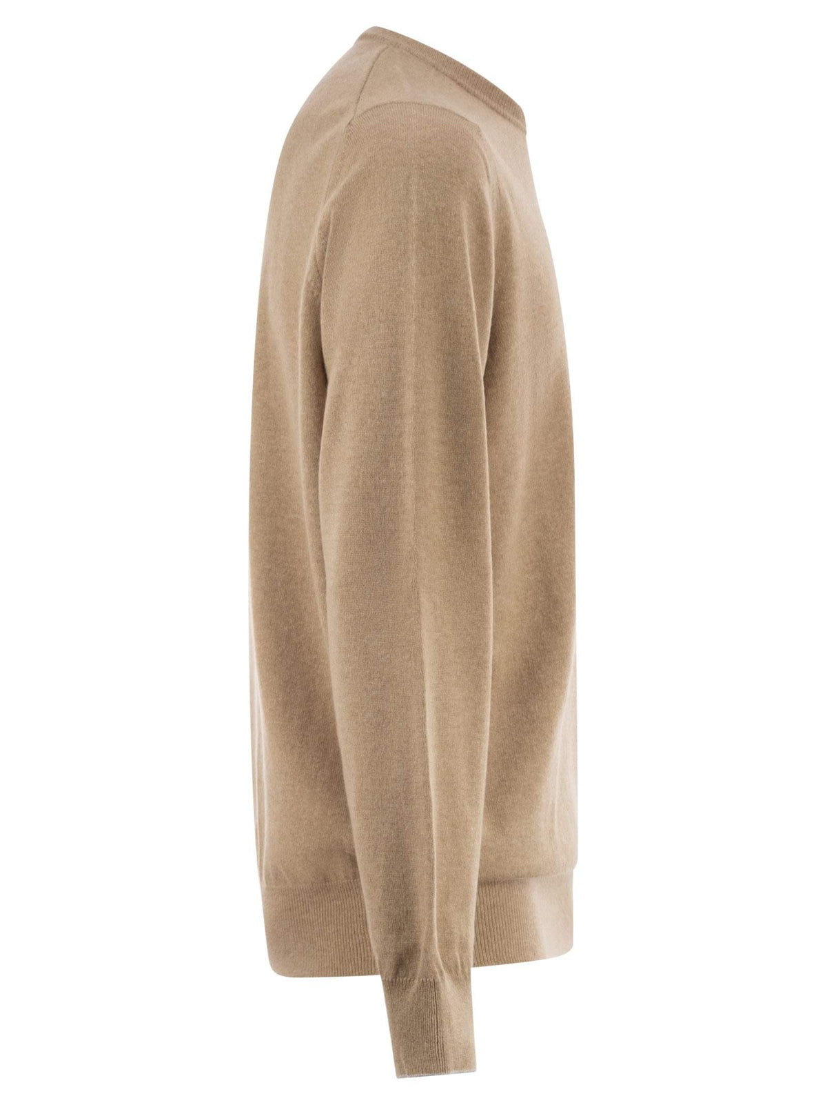 Brunello Cucinelli Men Pure Cashmere Crew-Neck Sweater