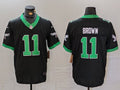 Men's Philadelphia Eagles A.J. Brown #11 Black Vapor F.U.S.E. Limited jersey