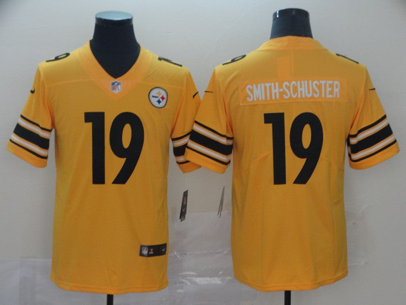 Men's Pittsburgh Steelers JuJu Smith-Schuster #19 Gold Inverted Team Game jersey