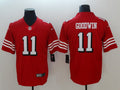 Men's San Francisco 49ers Marquise Goodwin #11 Red Game jersey