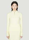 Bottega Veneta Women Long Sleeve Rib Top