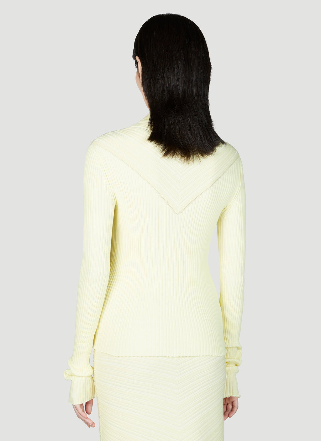 Bottega Veneta Women Long Sleeve Rib Top