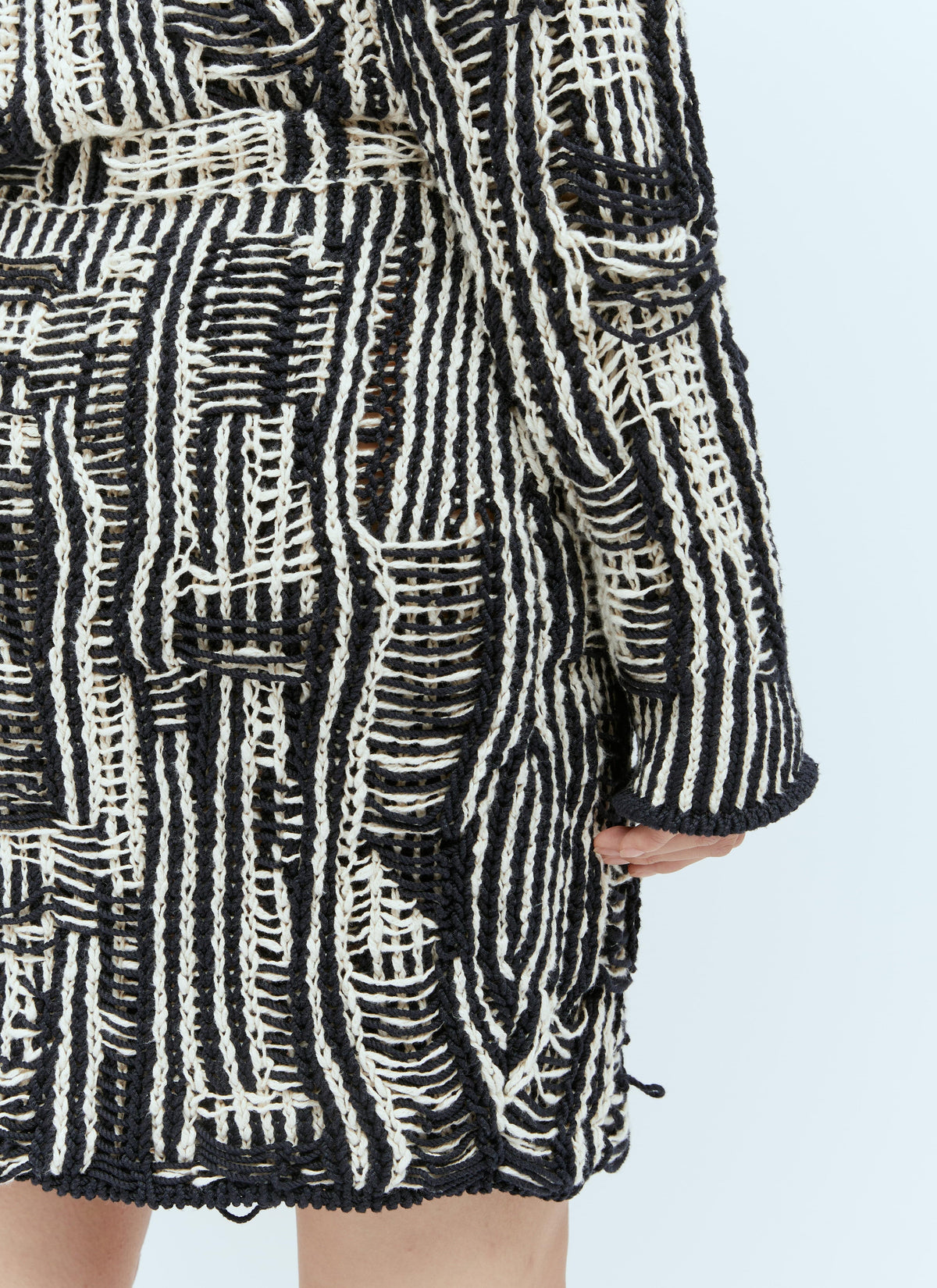 Bottega Veneta Women Intrecciato Cotton Skirt