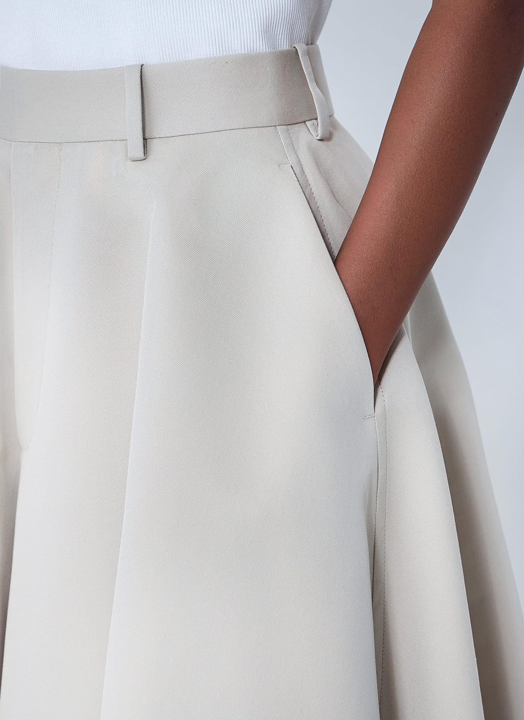 Bottega Veneta Women Silk-And-Cotton-Twill Culotte