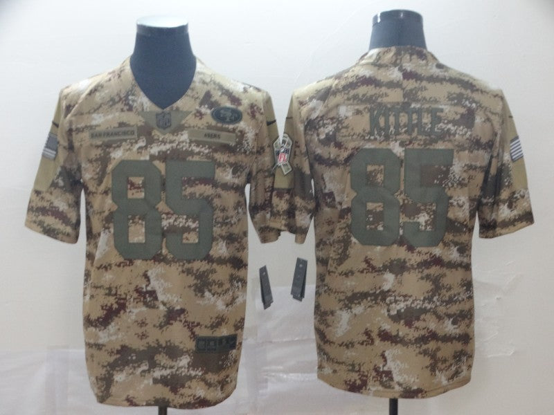 Men's San Francisco 49ers George Kittle #85 Camouflage Game jersey