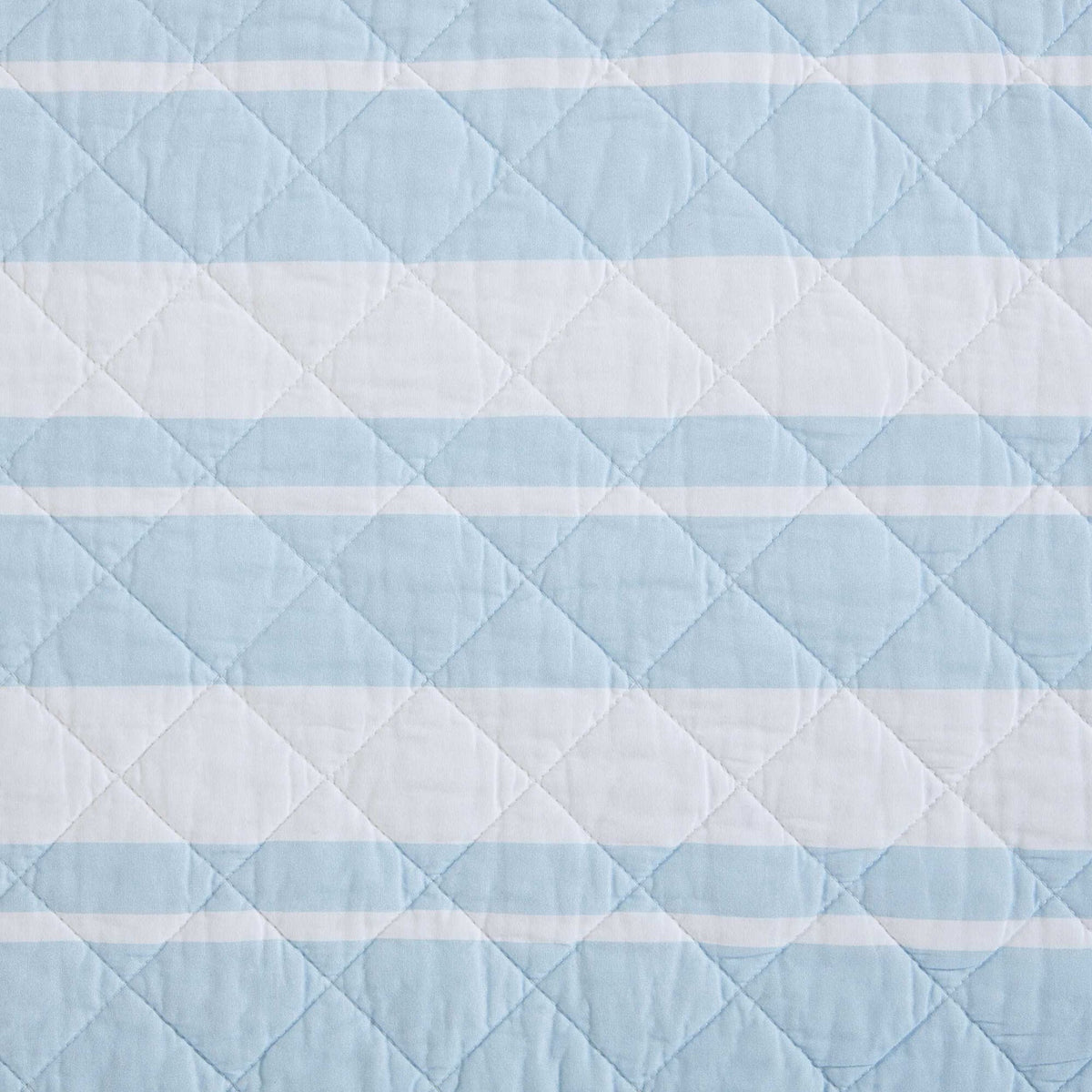 Nautica Seafront Stripe Blue Full/Queen Quilt Set