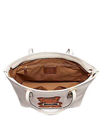 Coach City Zip Tote With Vandal Gummy Bear