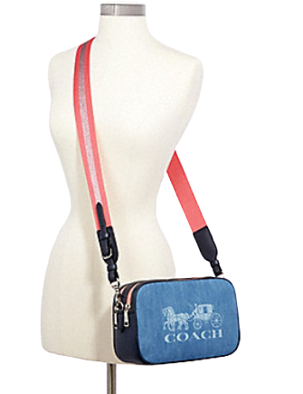 Coach Denim Horse and Carriage Jes Crossbody
