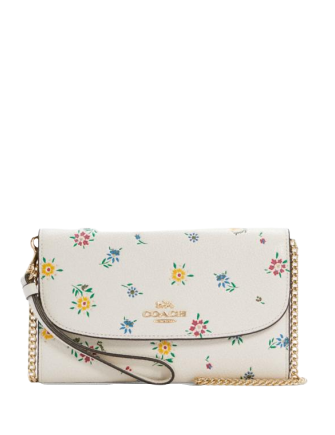 Coach Gemma Clutch Crossbody With Wild Meadow Print
