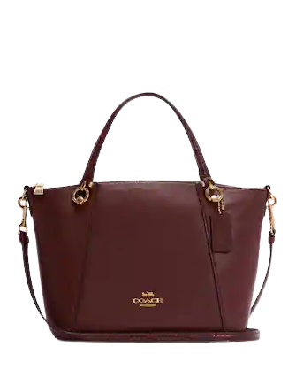 Coach Kacey Satchel With Snake Trim