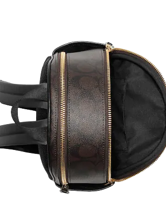 Coach Mini Court Backpack In Signature Canvas