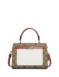Coach Mini Lane Top Handle In Colorblock Signature Canvas