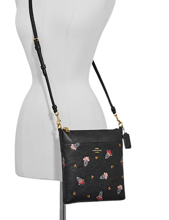 Coach Sharky Print Kitt Crossbody