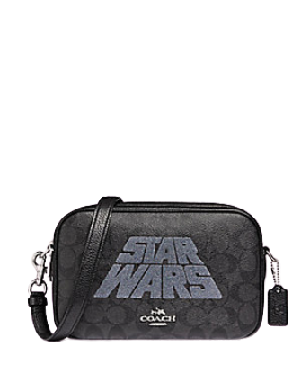 Coach Star Wars X Jes Crossbody in Signature Canvas Glitter Motif