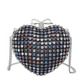 Self Portrait Women Crystal Heart Clutch