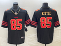 Men's San Francisco 49ers George Kittle #85 Black Vapor F.U.S.E. Limited jersey
