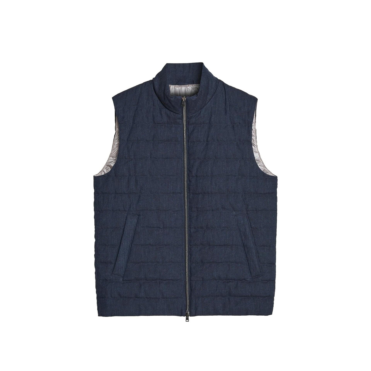 Herno Linen Down Gilet Men