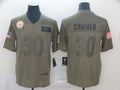 Men's Pittsburgh Steelers James Conner #30 Brown Game jersey