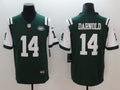 Men's New York Jets #14 Sam Darnold Green Game jersey