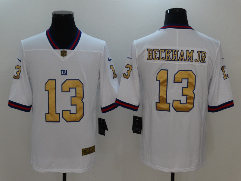 Men's New York Giants Odell Beckham Jr. #13 White Player Game jersey