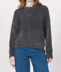 Jaylani Crewneck Sweater In Silver Nightfall