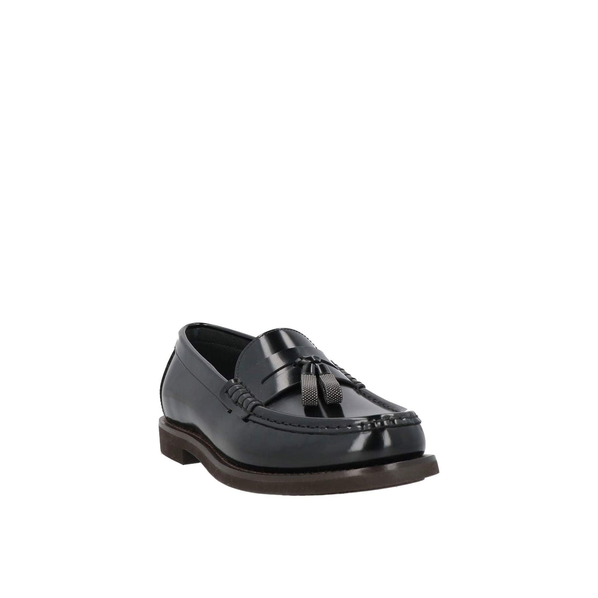 Brunello Cucinelli Leather Penny Loafer Women