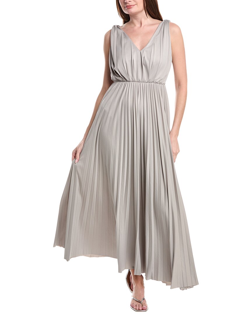 Fabiana Filippi Pleated Jersey Sleeveless Maxi Dress