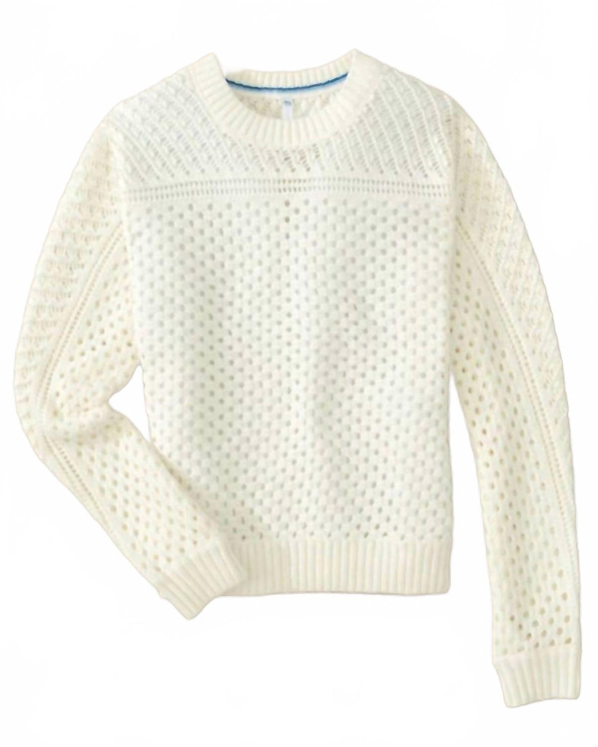 Women's Ophelia Open Stitch Sweater In Sand White