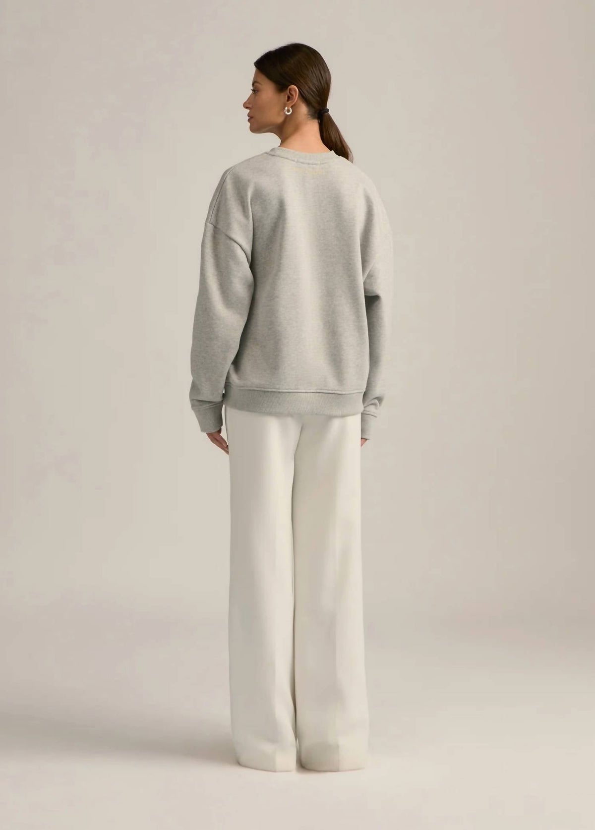 Sports Mom Sweatshirt In Grey
