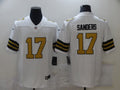 Men's New Orleans Saints Emmanuel Sanders #17 White Player Game jersey