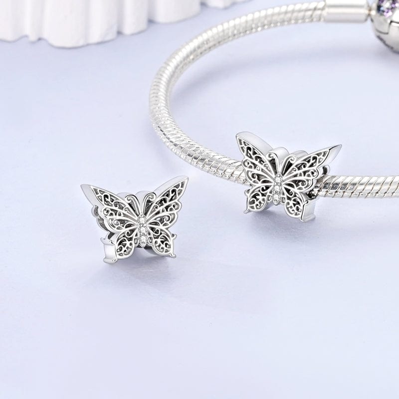 Filigree Butterfly Elegance Charm