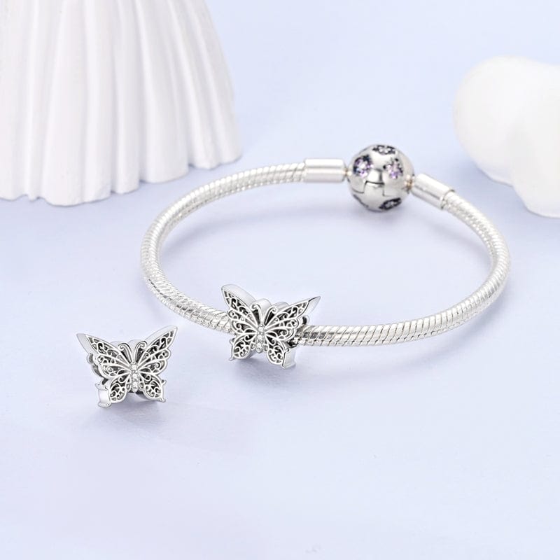 Filigree Butterfly Elegance Charm