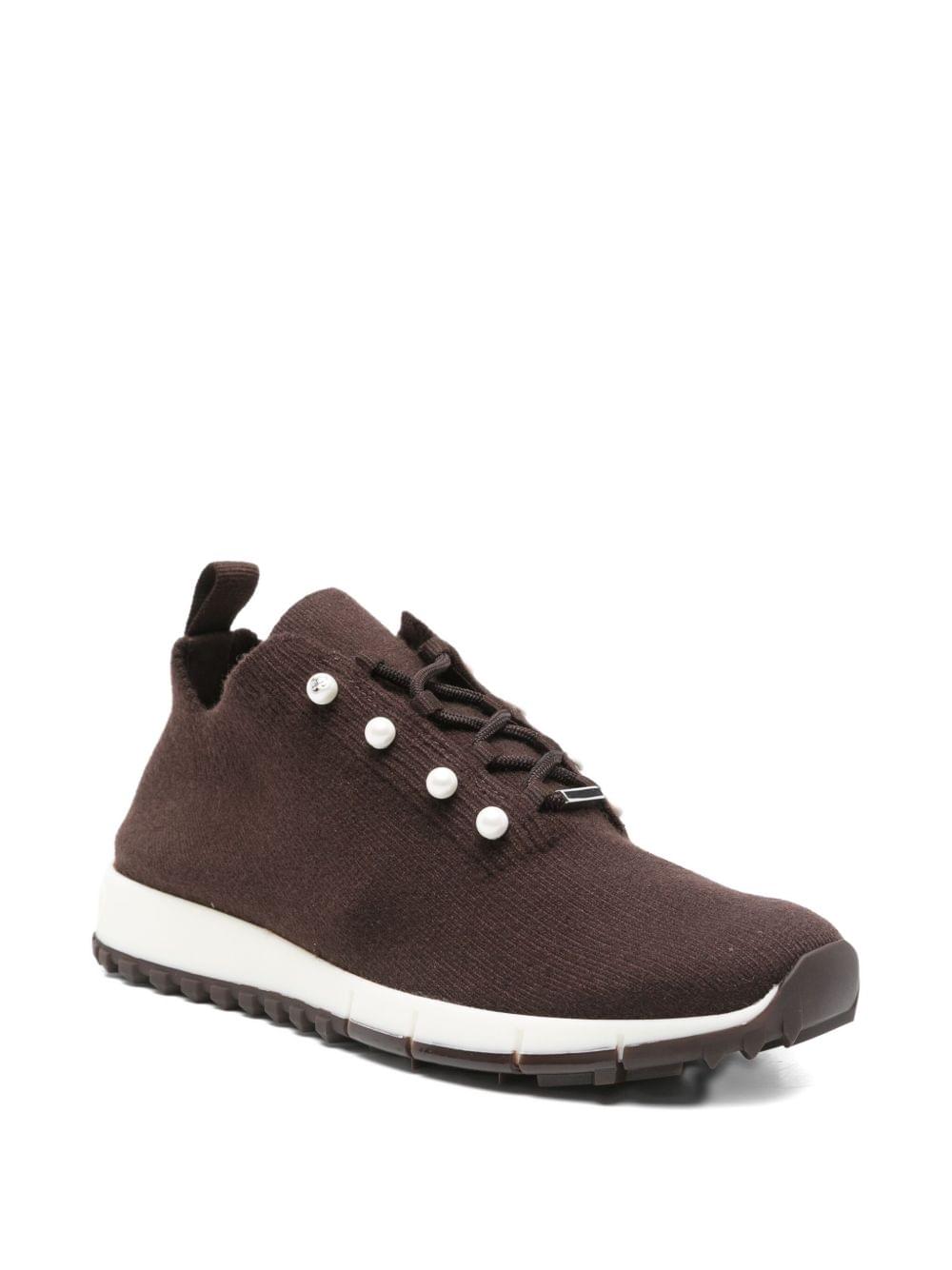 Jimmy Choo Women Veles Pearl Embellished Sneakers