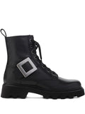 Roger Vivier Women Viv Rangers Leather Boots