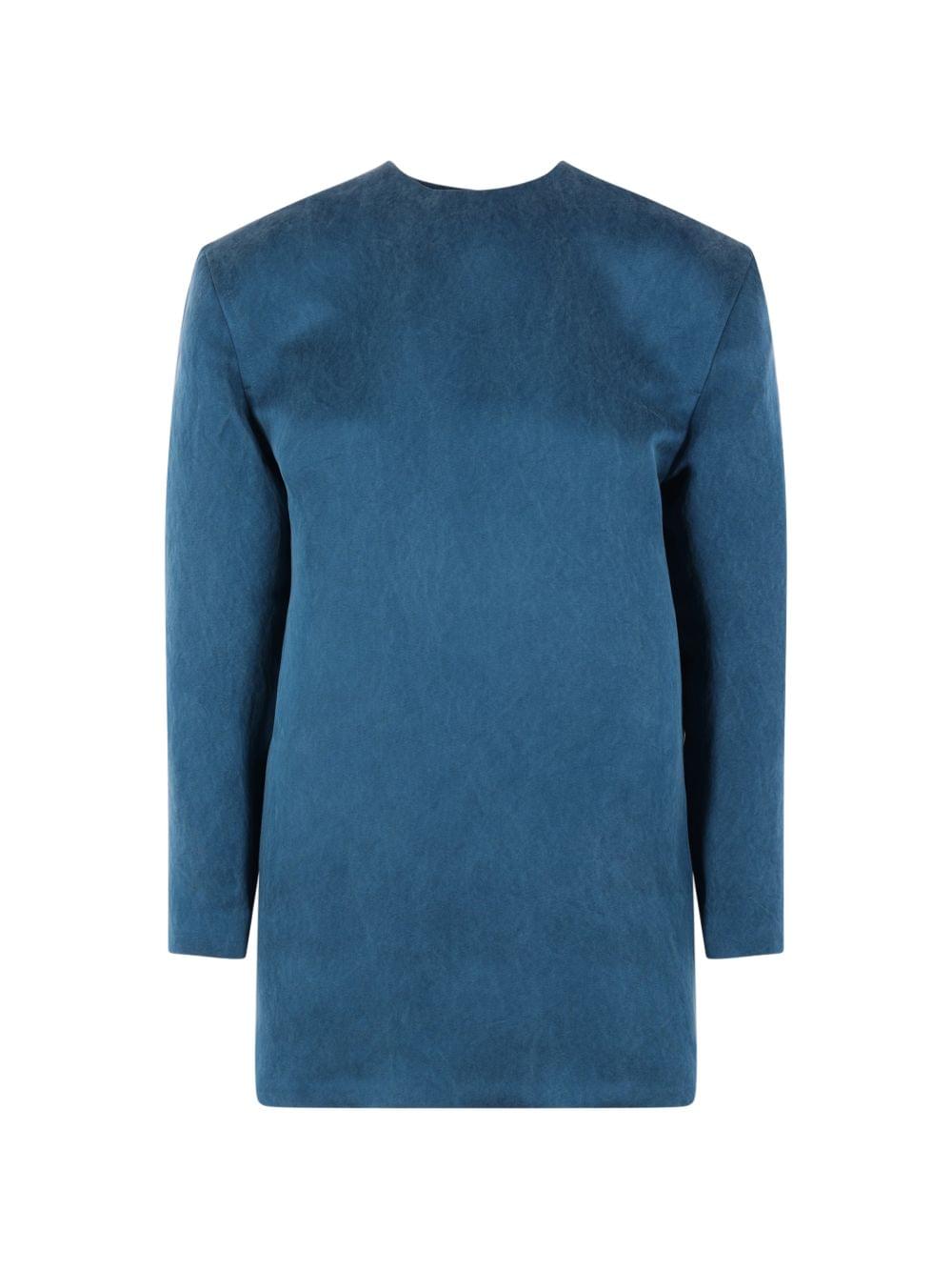 Saint Laurent Women Satin Silk Dress