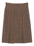 Saint Laurent Women Wool Cashmere Midi Skirt