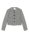 Self Portrait Women Wool Blend Checked Jacket