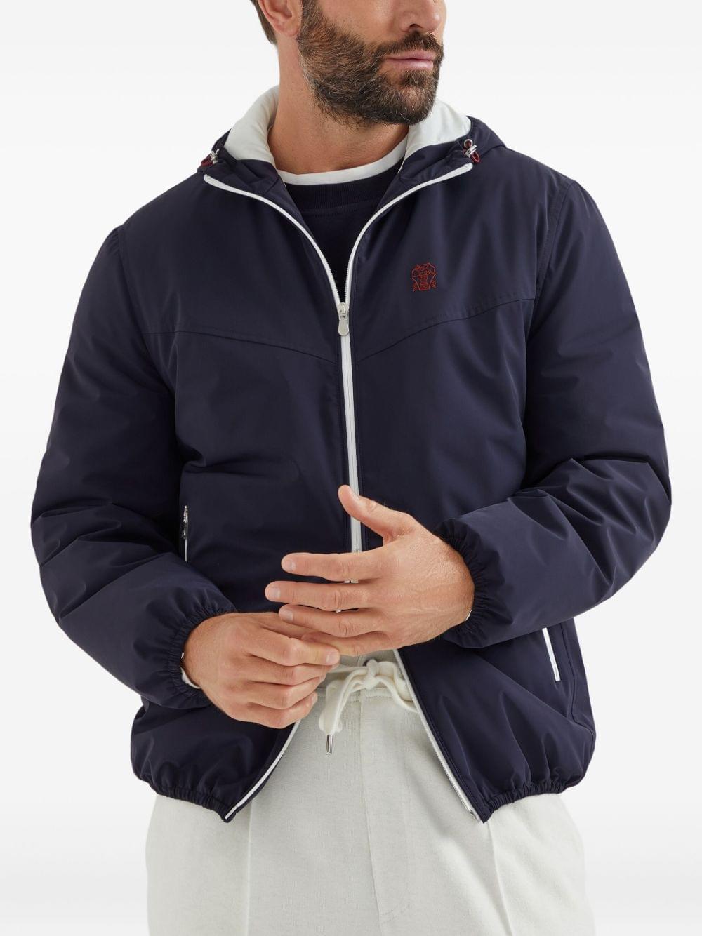 Brunello Cucinelli Men Water-Resistant Blouson Jacket