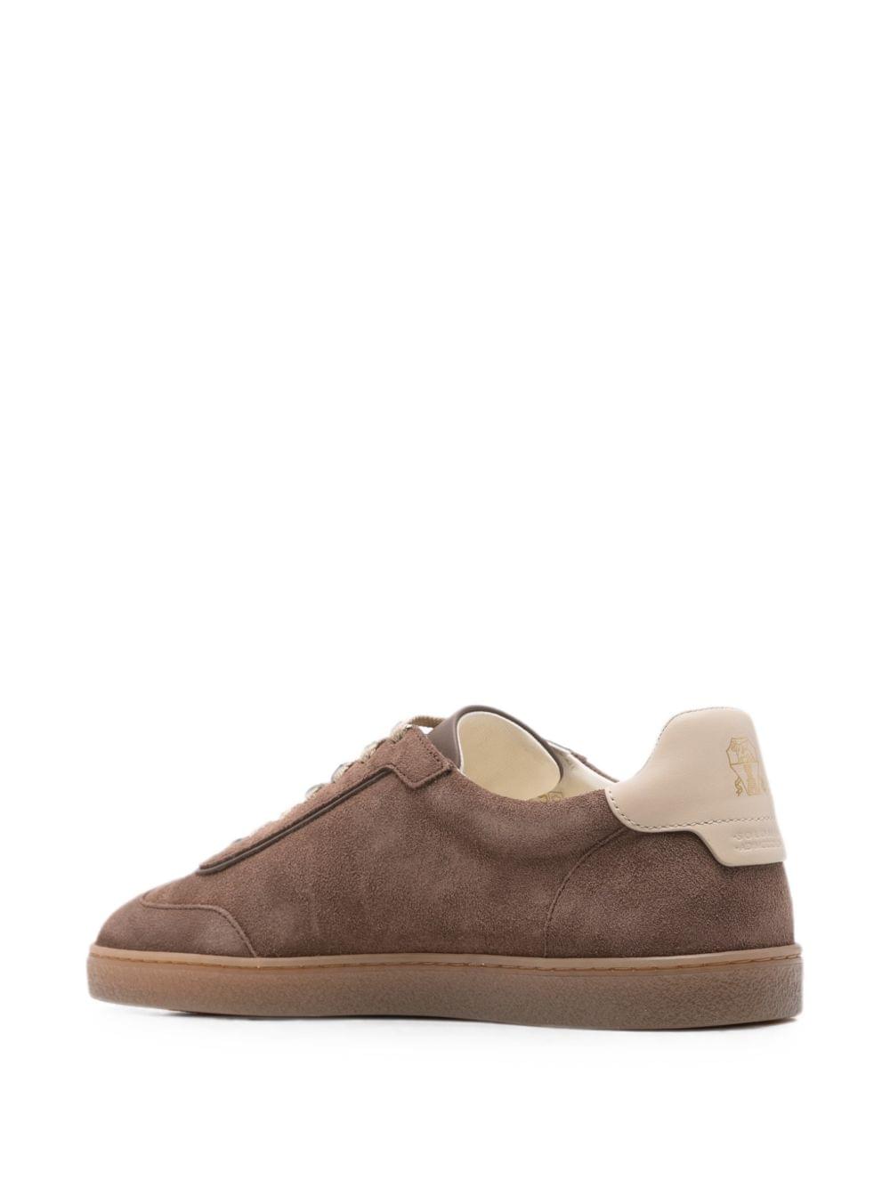 Brunello Cucinelli Men Suede Leather Sneakers